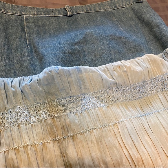 Denim sequence skirt set - Picture 11 of 16